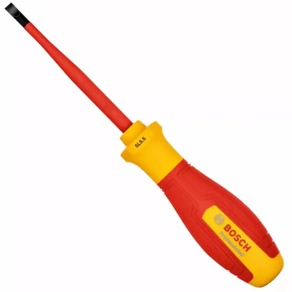 Chave de Fenda SL 5,5 x 100 milímetros Isolada para 1.000 volts BOSCH — fotografia de referência
