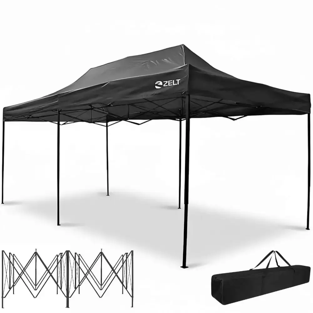 Tenda gazebo 6×3 dobrável articulada/sanfonada ZT-TGA-6X3 Zelt