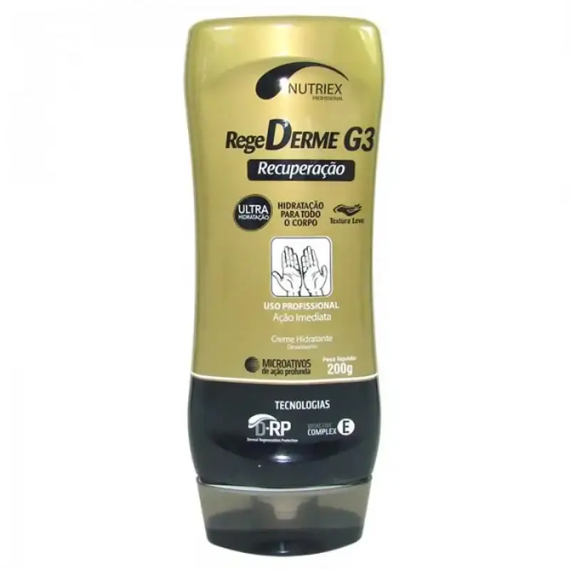 Creme hidratante regederm G3 bisnaga 200 ML Nutriex