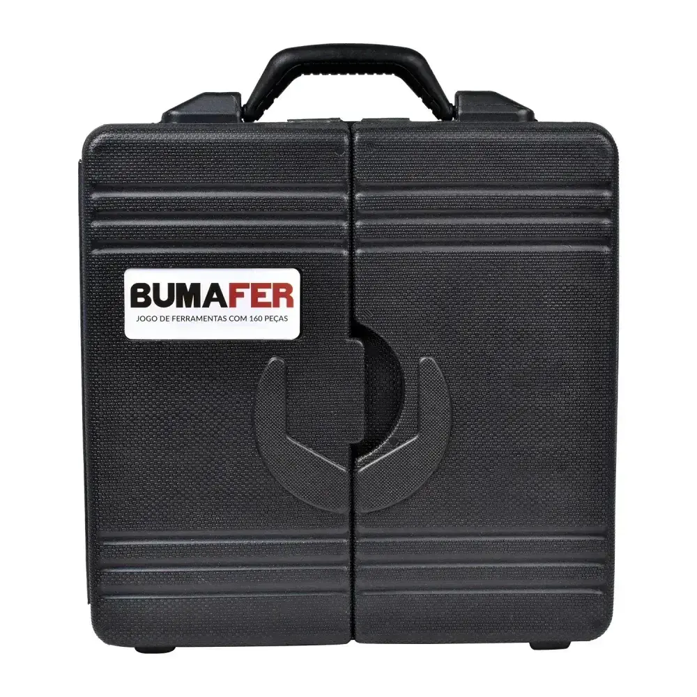 Kit de ferramentas em aço carbono com 160 peç Bumafer — fotografia 9