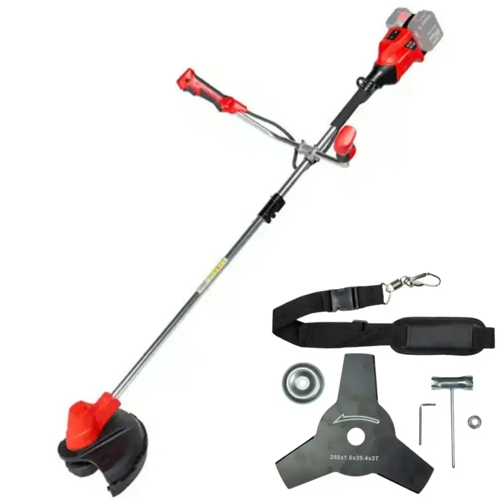 Roçadeira lateral a bateria 18V+18V 2,0AH 30CM sem carregador e bateria Toyama