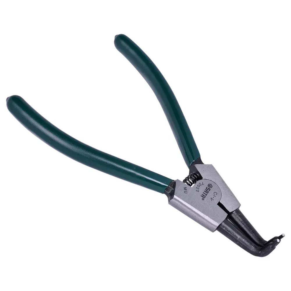 Alicate trava externo curvo com mola 7 ST72022ST Sata — fotografia 2