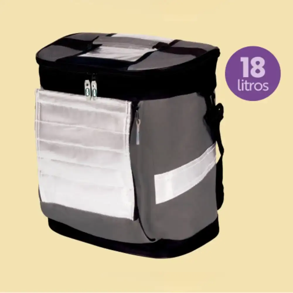 Bolsa térmica ice cooler 18 litros 003627 Mor — fotografia 6