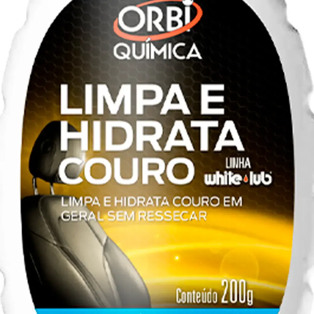 Limpador de couro renova e hidrata estofados de couro 200ML Orbi — fotografia 5