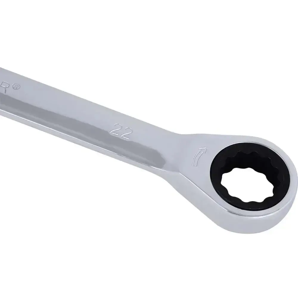 Chave combinada com catraca cromo vanádio 22MM Worker — fotografia 11