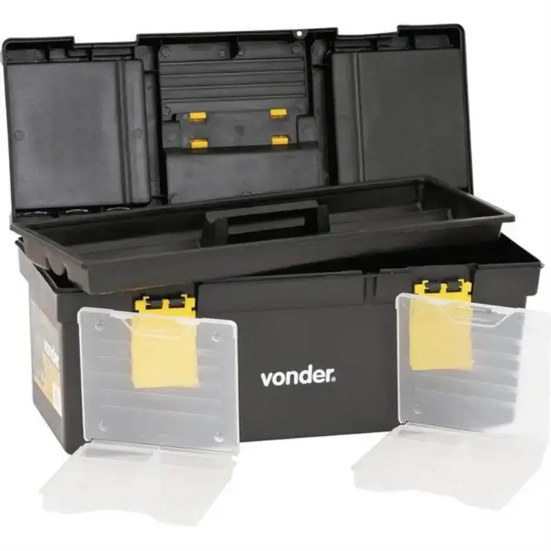 Caixa Plástica 18 POL para Ferramentas 45.5 x 19 x 19.5 CM CPV 0455 VONDER — fotografia 5