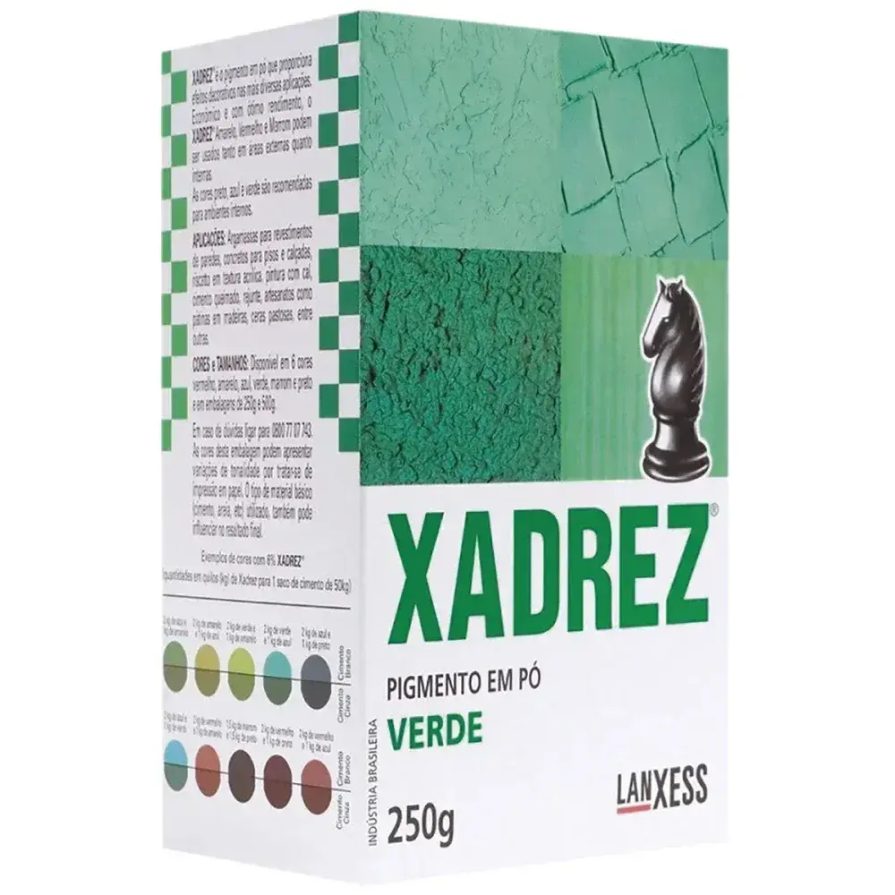 Pó rez 250G verde Xadrez — fotografia 2