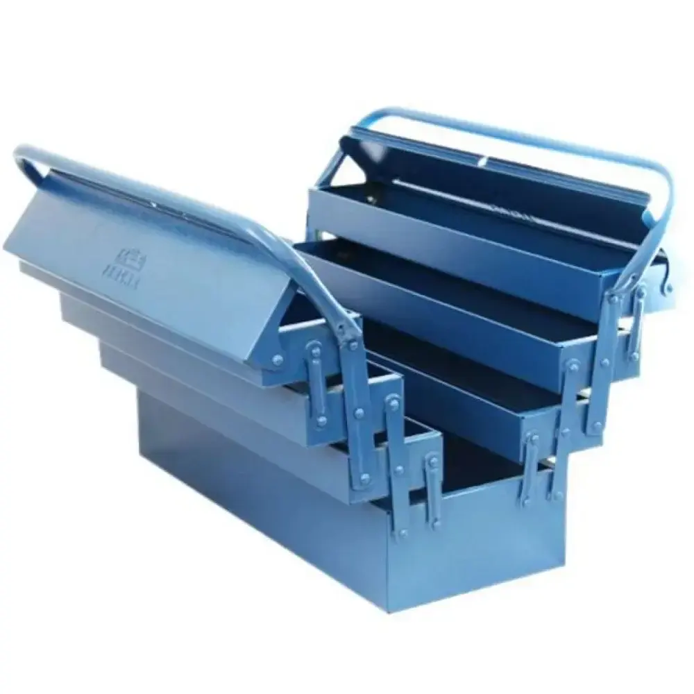 Caixa para Ferramentas Sanfonada c/ 7 Gavetas 50 CM Azul FERCAR *Conta 2