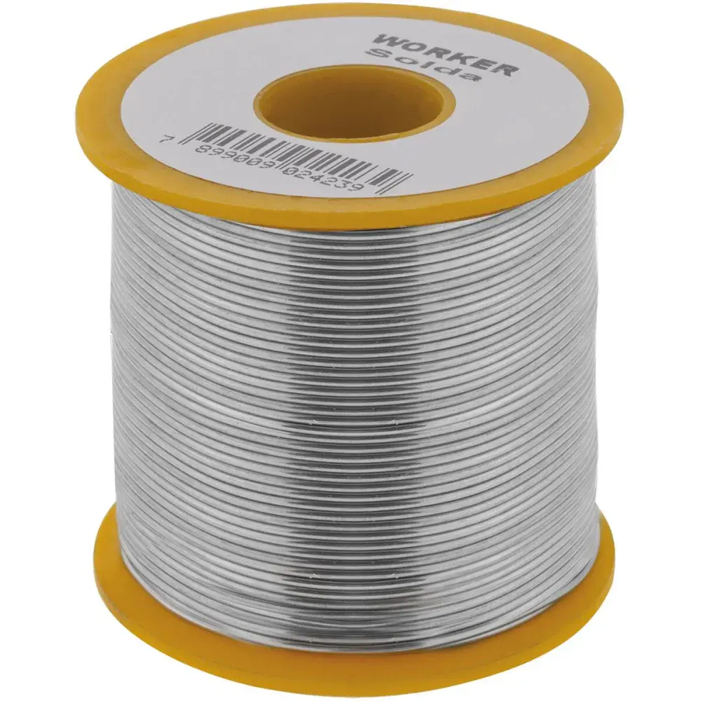 Solda estanho carretel M10 amarelo 50X50 500GR Worker