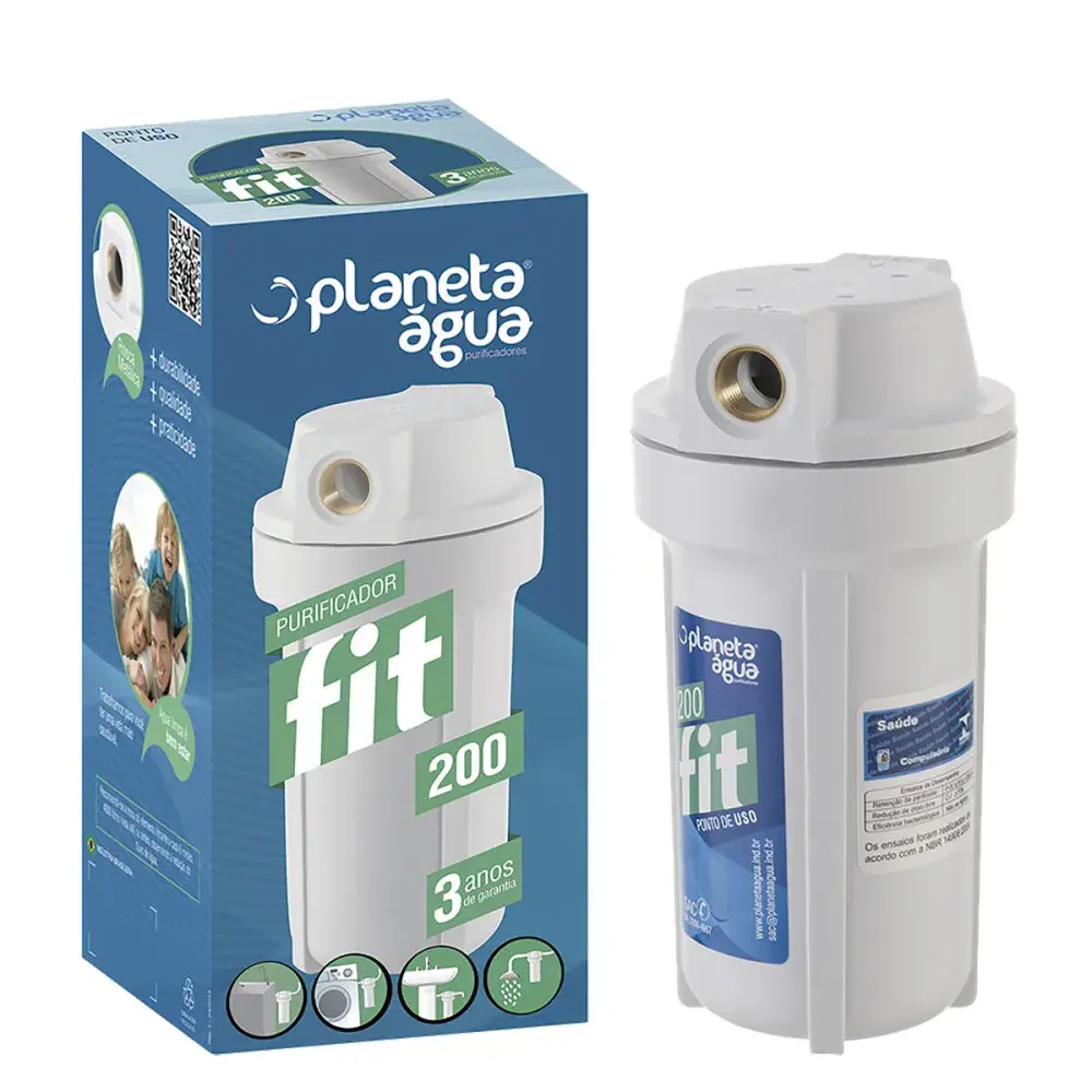 Purificador fit planeta agua ponto uso 7ROSCA1/2
