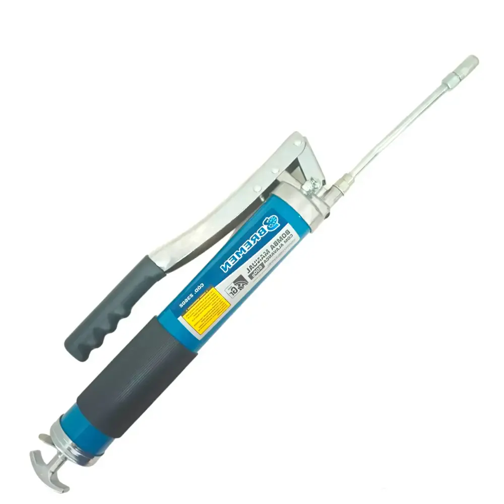 Bomba Manual de Alavanca para graxa 600g com Cabo Emborrachado 23602 BREMEN