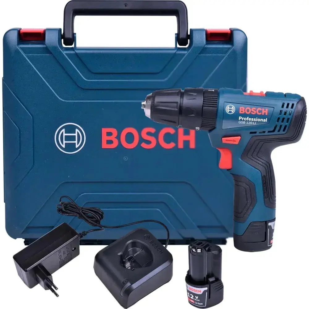 Parafusadeira furadeira de impacto a bateria 3/8 12V biv Bosch — fotografia 9