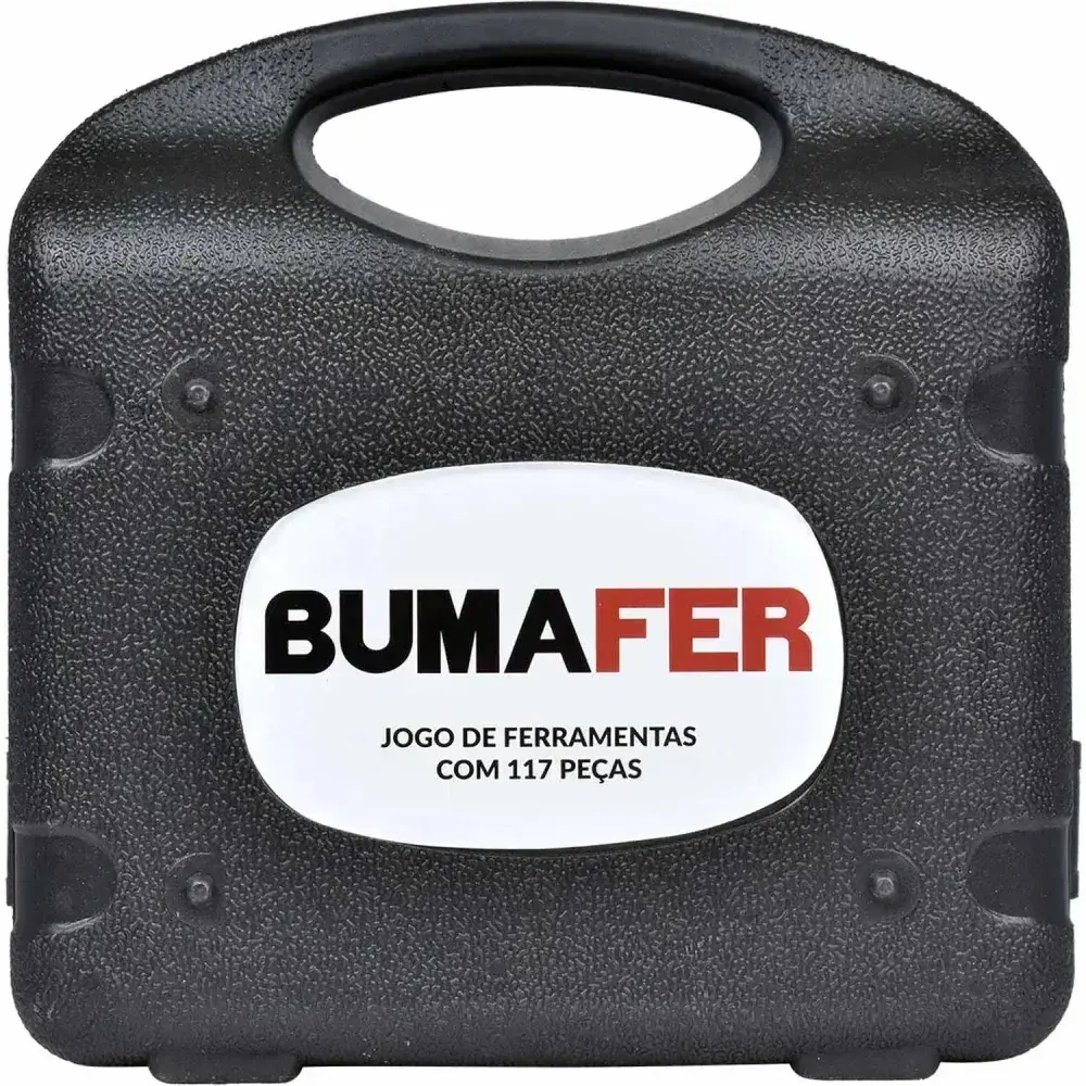 Jogo de ferramentas modelo 117 peç aço carbono Bumafer — fotografia 12