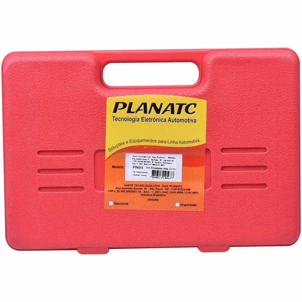 Kit de ferramentas para pinça de freio P503 21 peças Planatc — fotografia 6