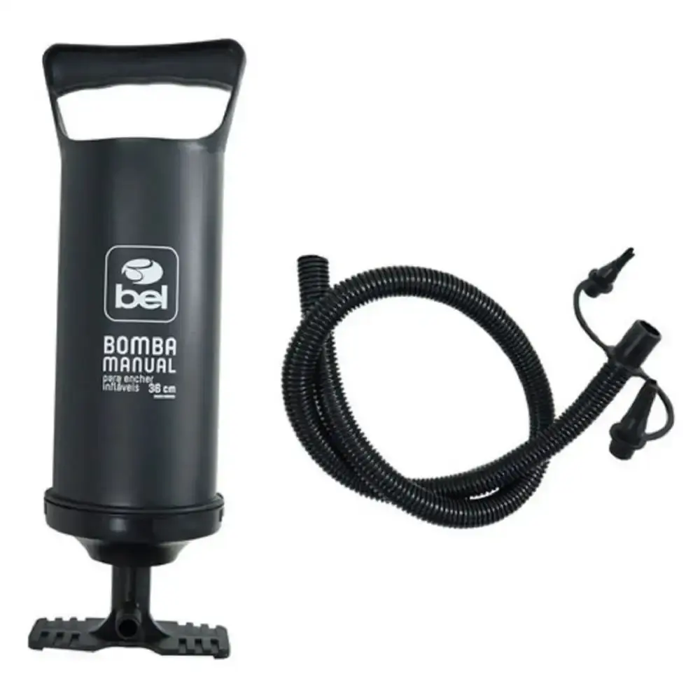 Bomba manual double quick para inflar colchão de ar, bóias e piscinas BEL BEL FIX — fotografia de referência