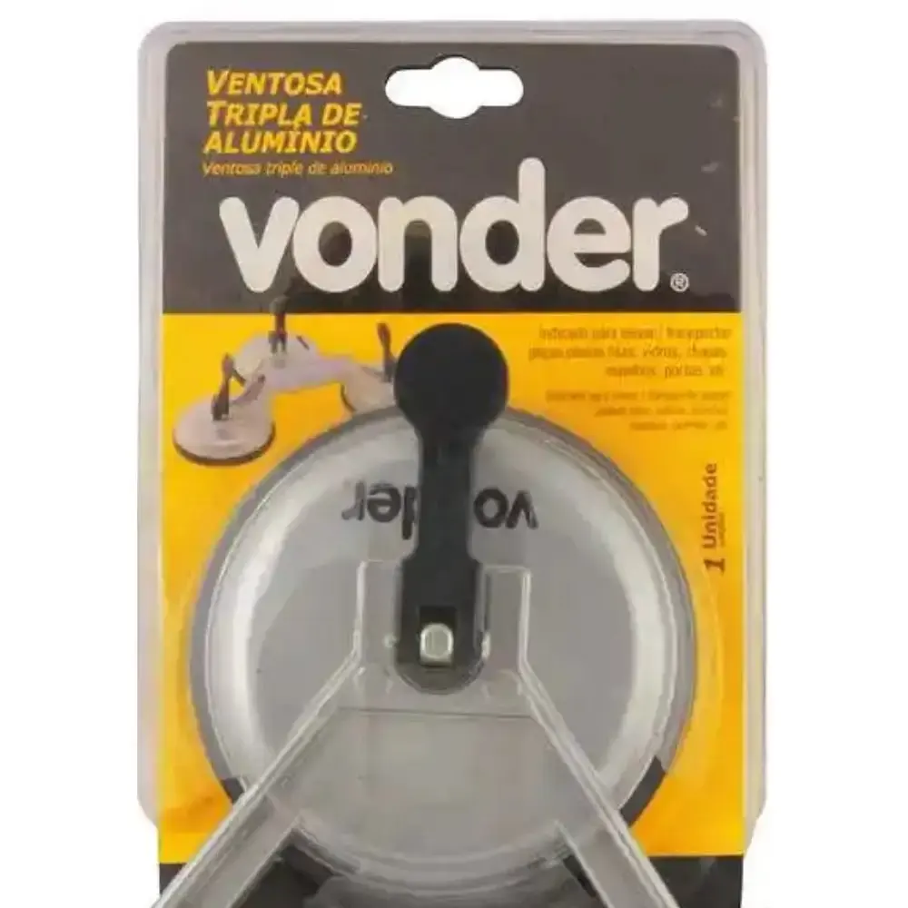 Ventosa tripla 11,6CM alumínio Vonder — fotografia 5