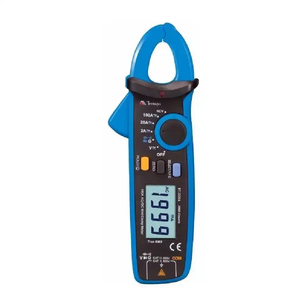 Alicate amperímetro digital mini CAT III ET-3220A Minipa
