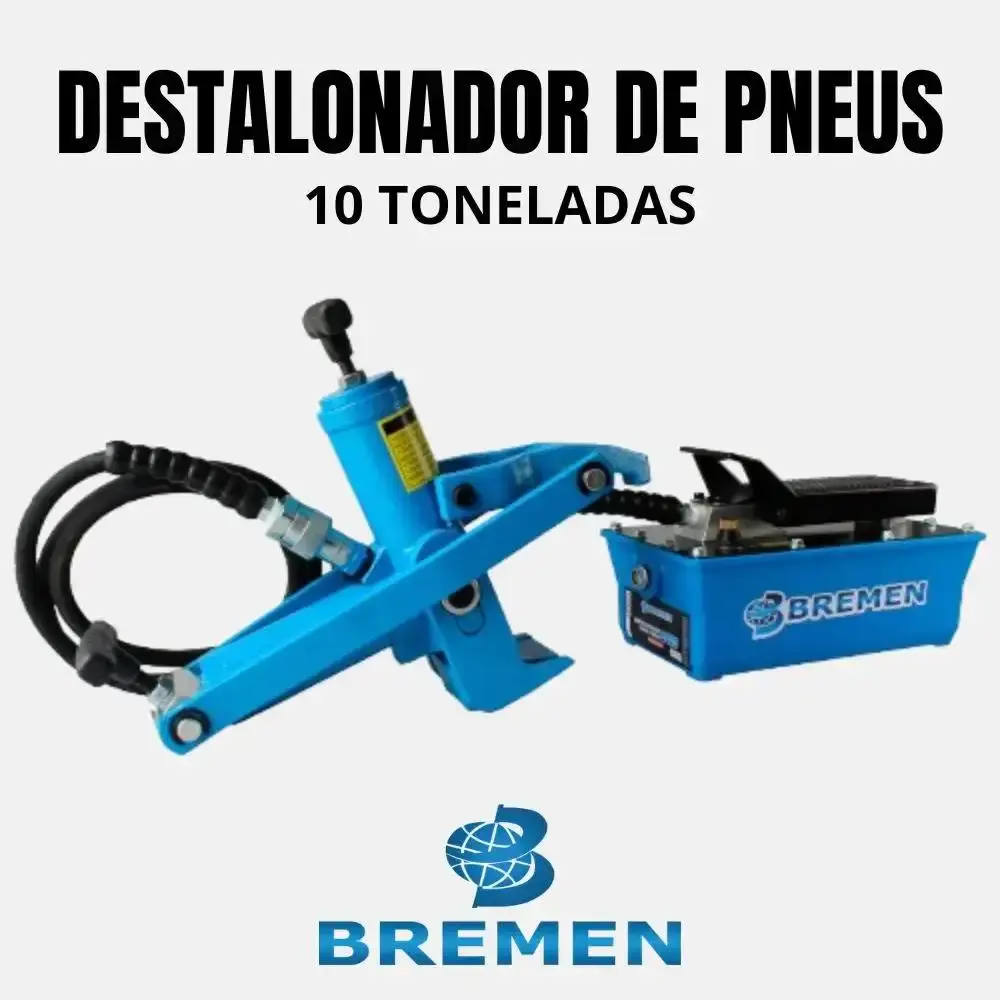 Destalonador de pneus 10 ton hidropneumático 9829 Bremen — fotografia 3