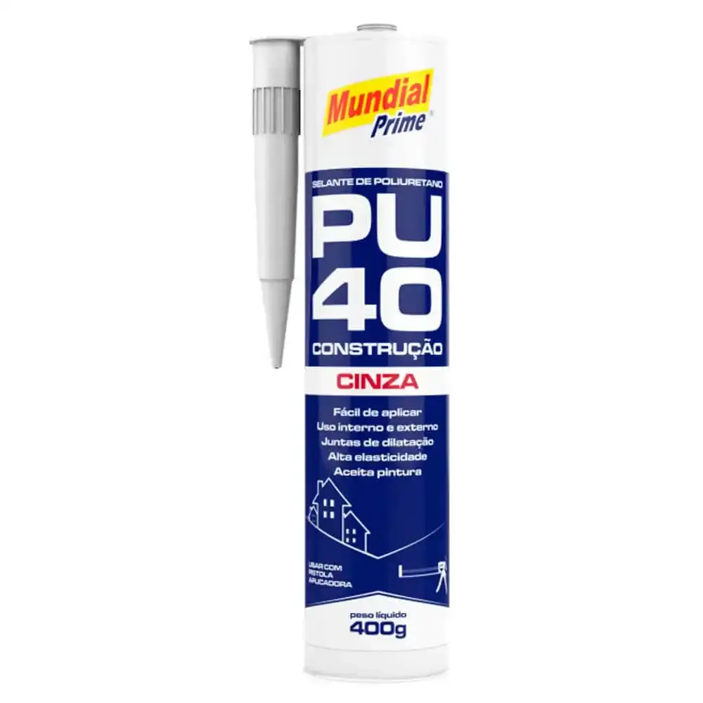 Selante de construção PU40 cinza 400G PT0500002 mundial prime