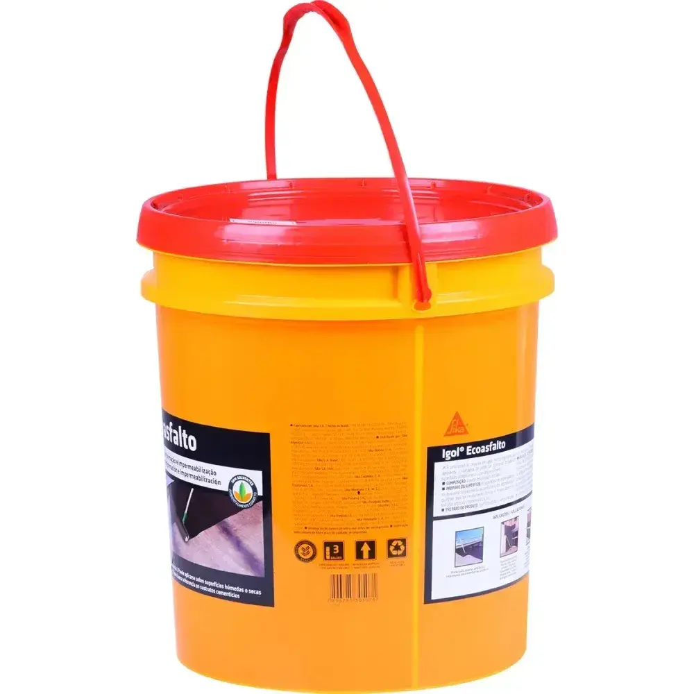 Impermeabilizante asfalto eco preto 18L igol® Sika — fotografia 6