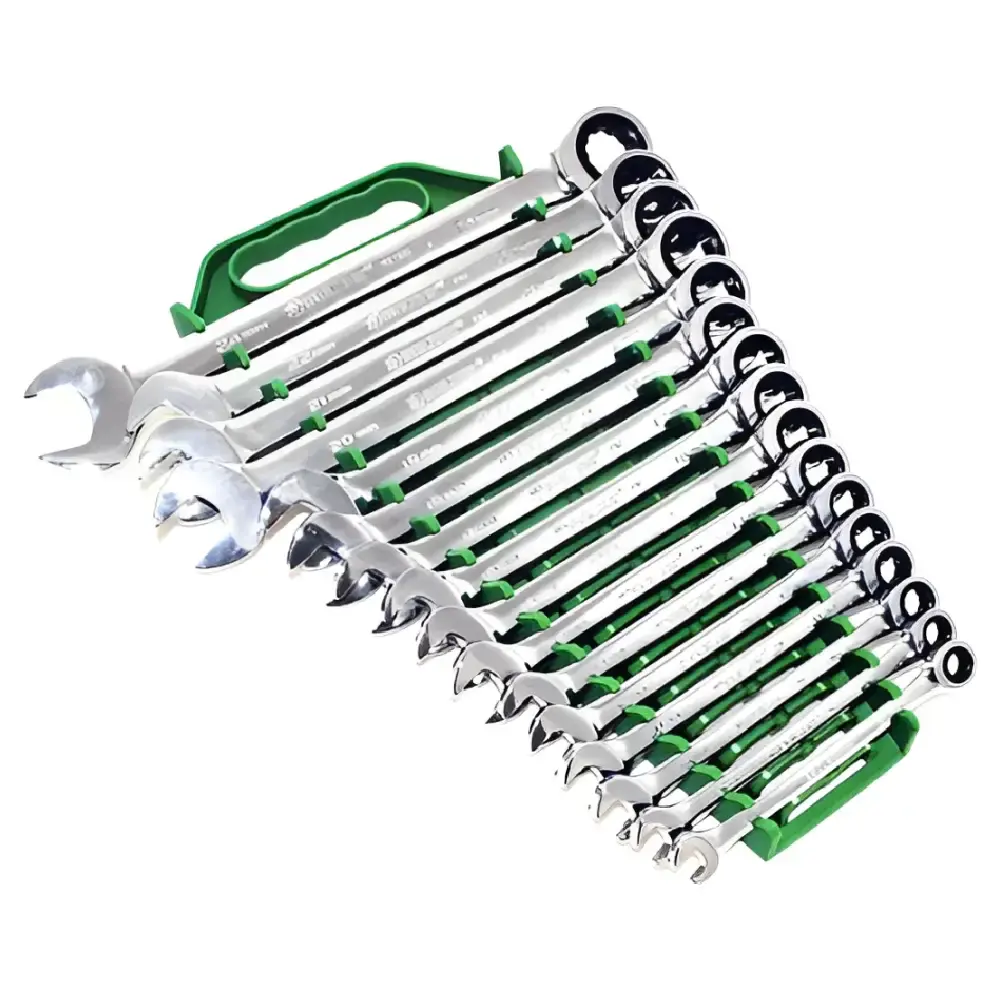 Jogo de chave combinada catraca 8 a 24MM 16 peças ST08034L Sata