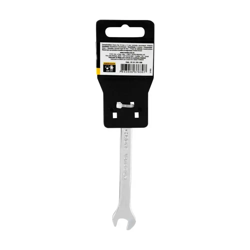 Chave fixa 1,0X1,1CM cromada Vonder — fotografia 4