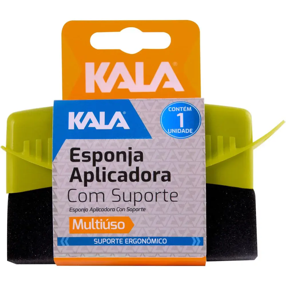 Esponja aplicadora com suporte multiuso 11,5X6CM Kala