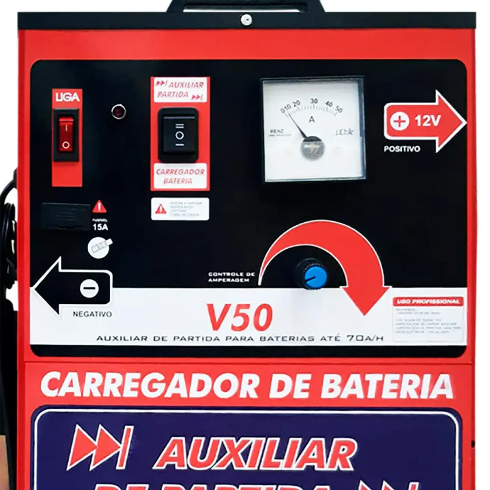 Carregador de bateria para carro V50 15V Kitec — fotografia 2