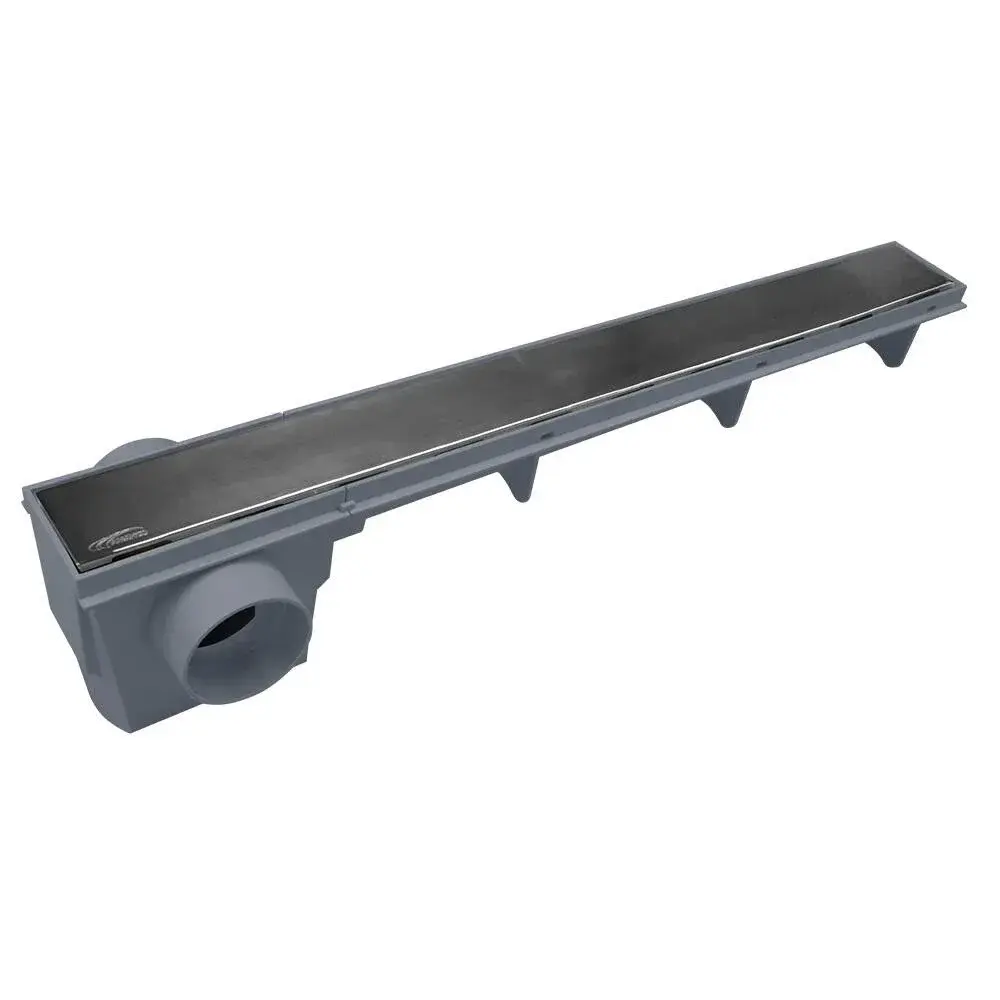 Ralo linear flat Amanco 50CM grelha inox Amanco