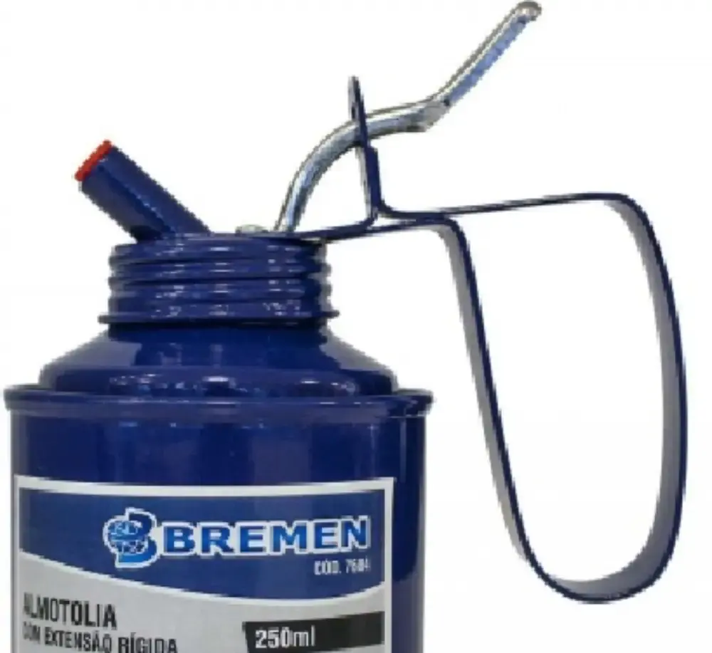 Almotolia Metálica Bico Rígido 250 ml BREMEN — fotografia 5