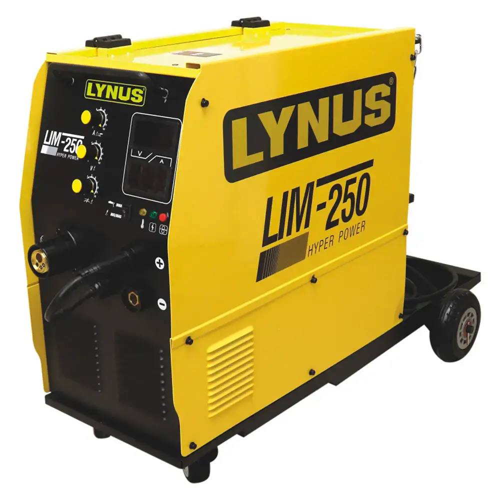 Solda multiprocessos mig/mag/mma/tig DC eletrodo LIM-250 bivolt 15605.7 Lynus — fotografia de referência
