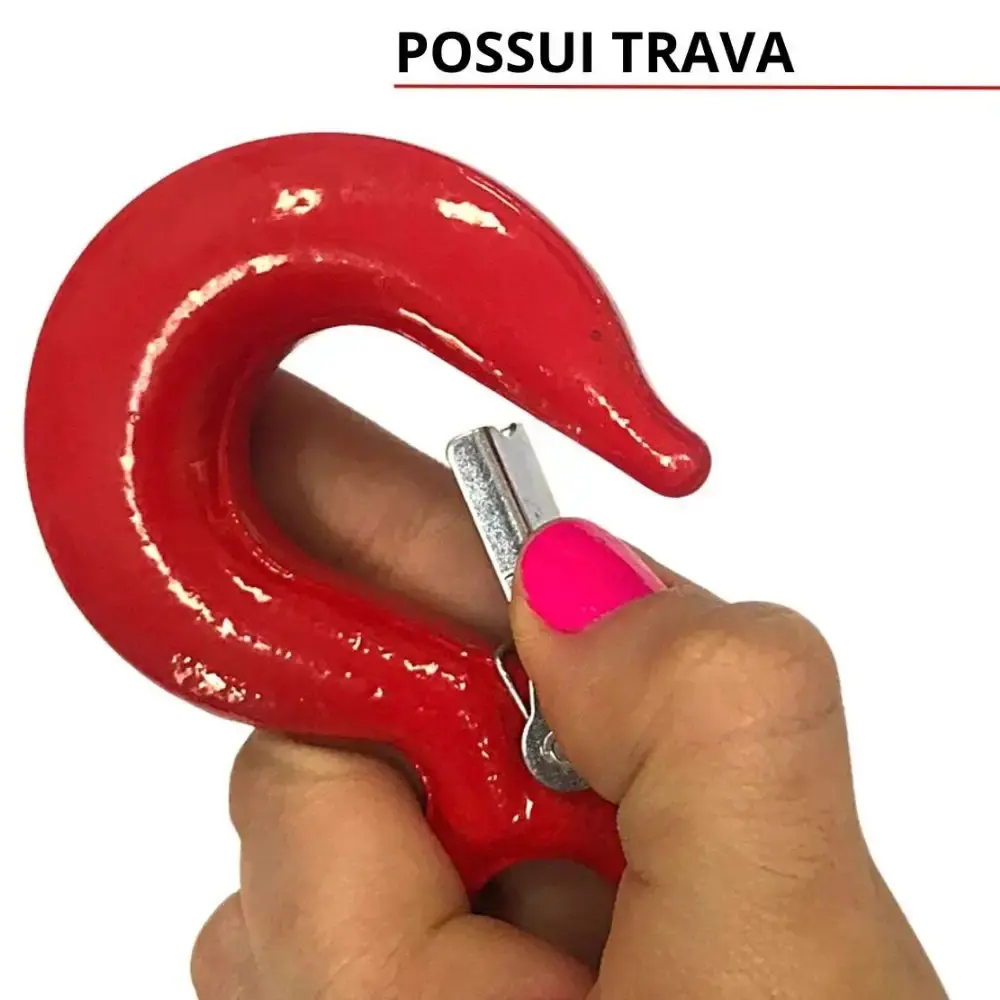 Gancho olhal de aço 500 KG com trava IWGOT500 ImportWay — fotografia 6
