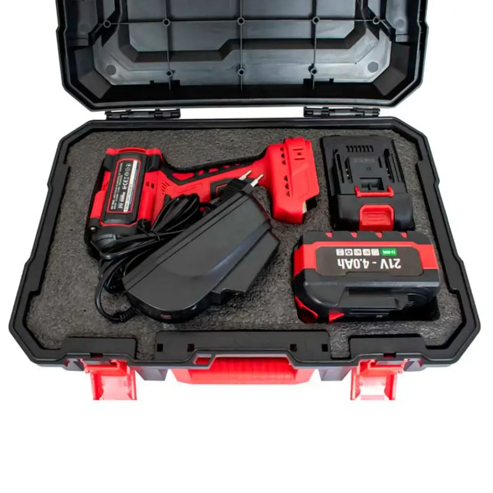 Chave de impacto 1/2 POL 21V com 2 baterias carregador bivolt SGT-7502A Sigma — fotografia 5