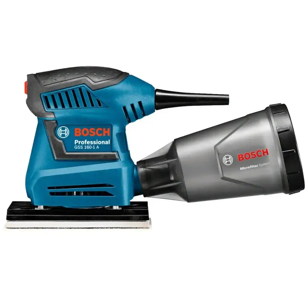 Lixadeira orbital multifunção 180W GSS-160 220V com maleta Bosch — fotografia 3