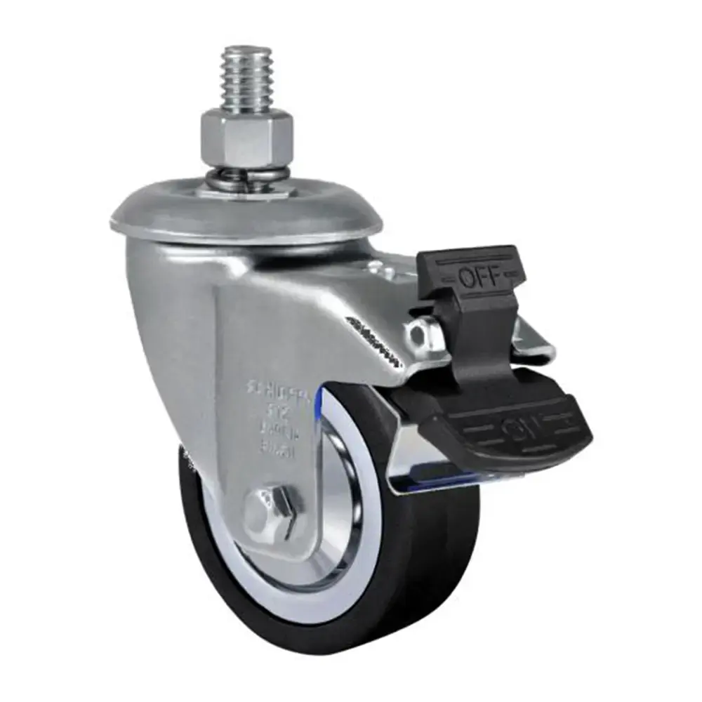 Rodízio 3 giratório c/pino 312 BDN 50KG glex 312 BDN Schioppa