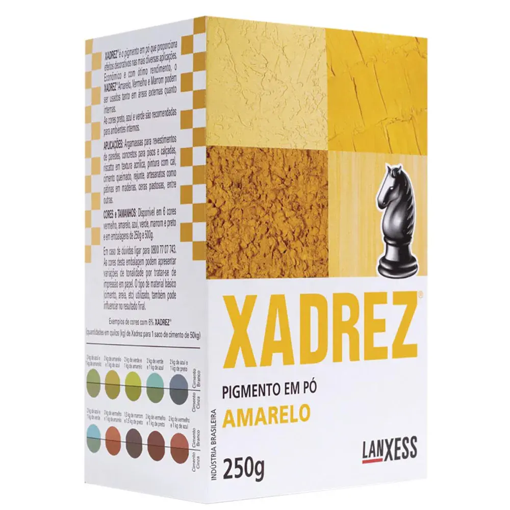 Pó amarelo rez 250G Xadrez