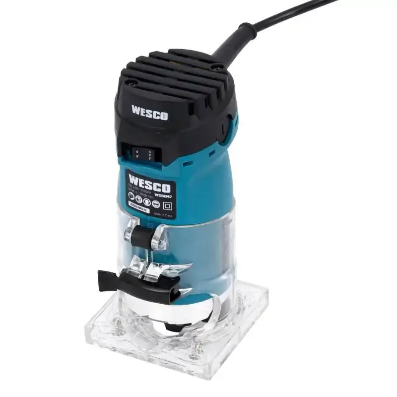 Tupia laminadora 6 MM 500W com 2 pinças WS5047 Wesco 220 V — fotografia 2