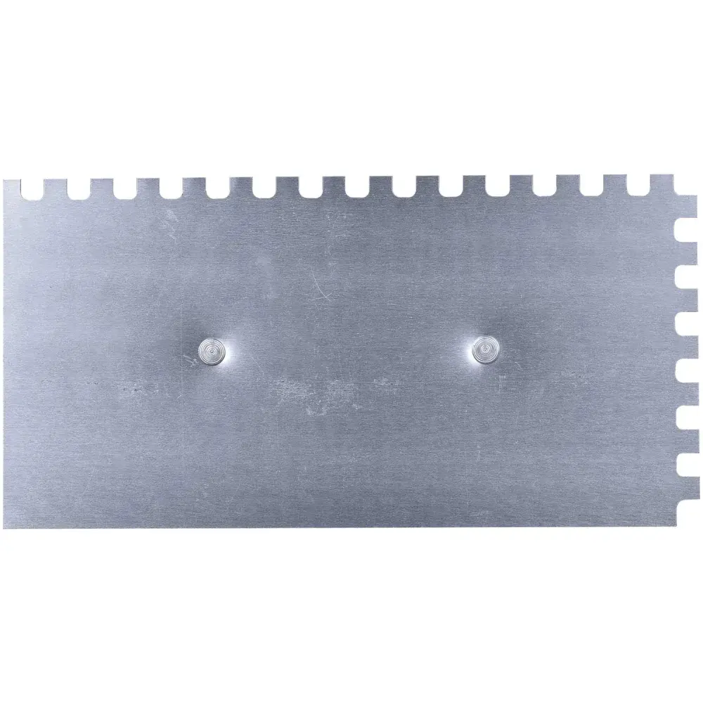 Desempenadeira de aço dentada 12×24 cm 404004 Momfort — fotografia 5