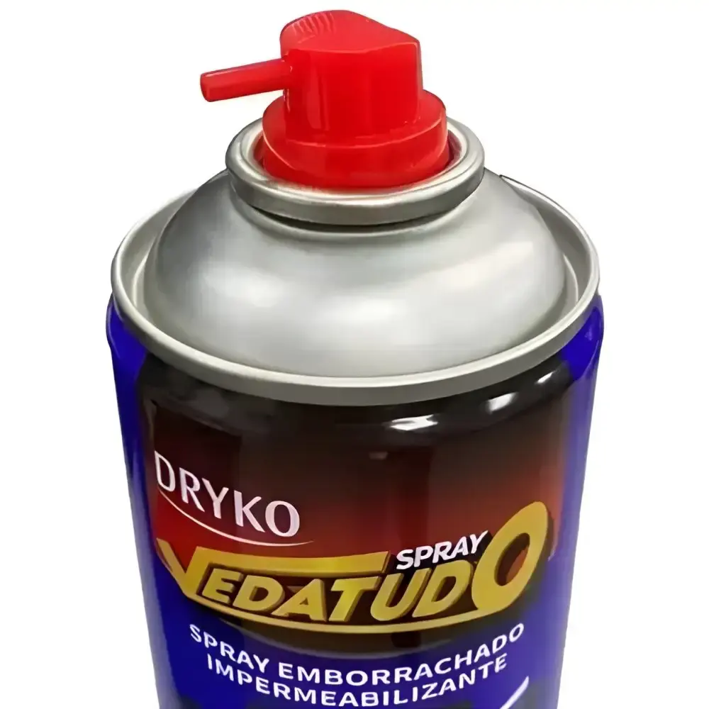 Spray emborrachado impermeabilizante 400 ML cor terracota Dryko — fotografia 3