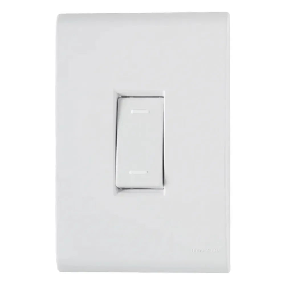 Conjunto 4X2 com 1 interruptor liz 10A 250V branco Tramontina — fotografia 2