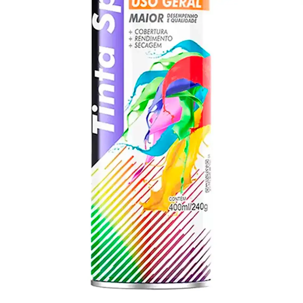 Tinta spray 400ML verde escuro 03 uni mundial prime — fotografia 4