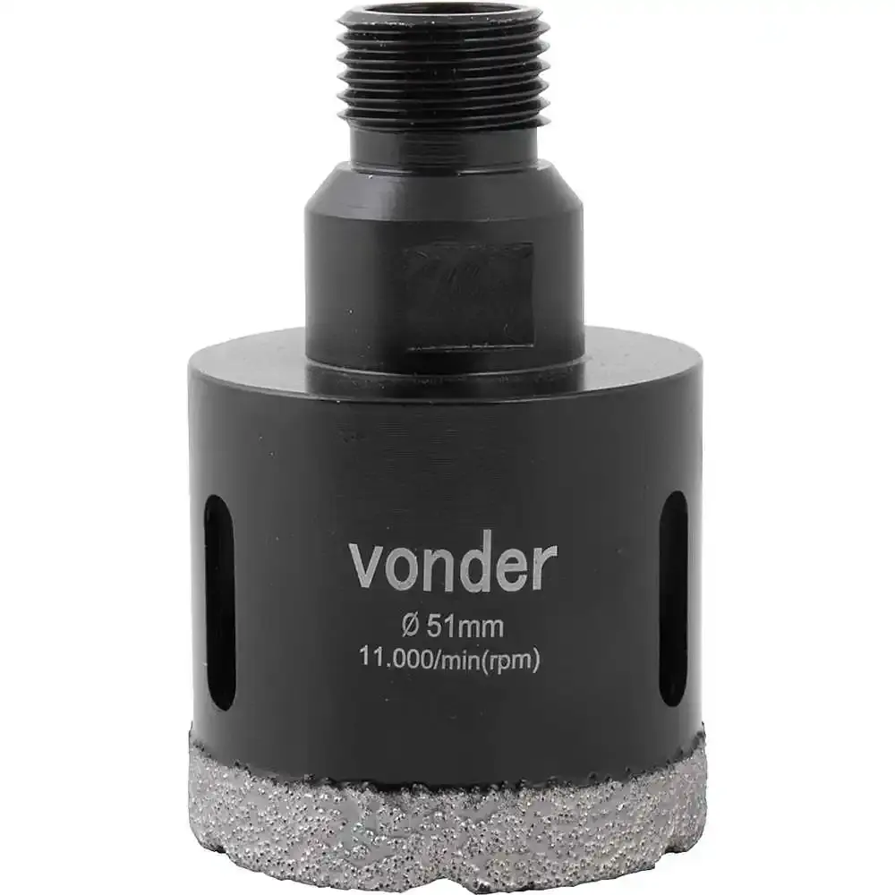 Serra copo diamantada 51MM para esmerilhadeira Vonder — fotografia 5