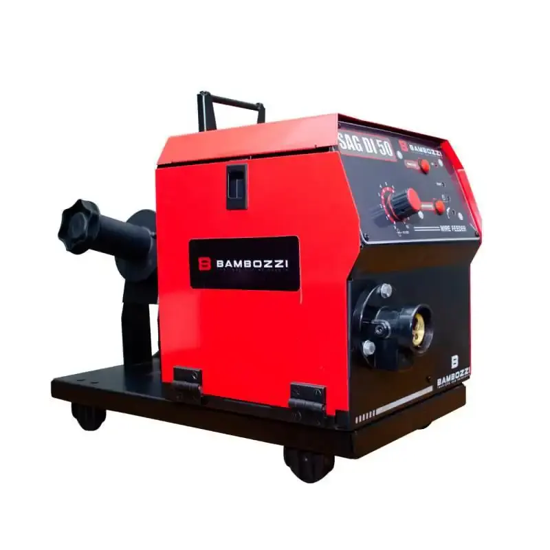 Máquina de solda MIG MAG 400A TRR 3410 s NMR com cabeçote externo SAG DI 50 ED 4X4 Bambozzi — fotografia 3