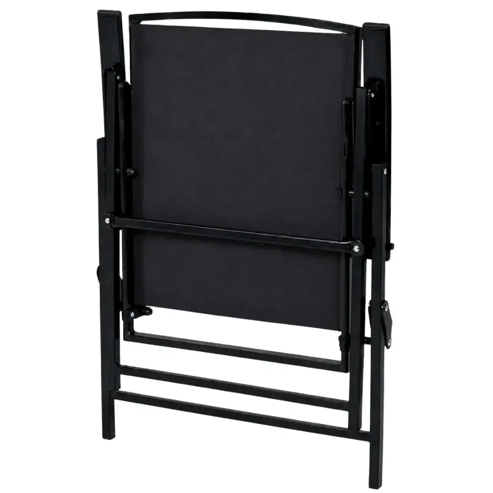 Conjunto com mesa 4 cadeiras e guarda sol 180CM riviera para jardim casa LYS — fotografia 6