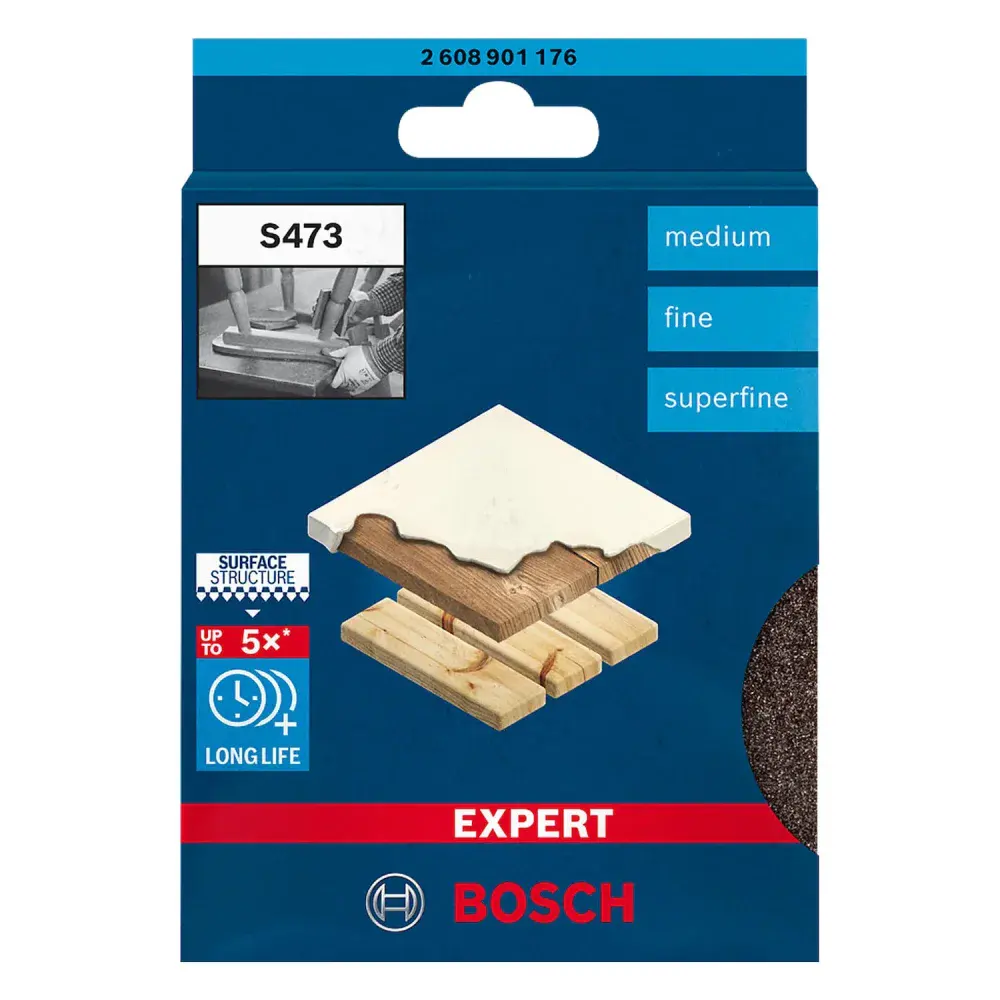 Kit com 3 esponjas abrasivas m,f,sf best for contour Bosch — fotografia 11