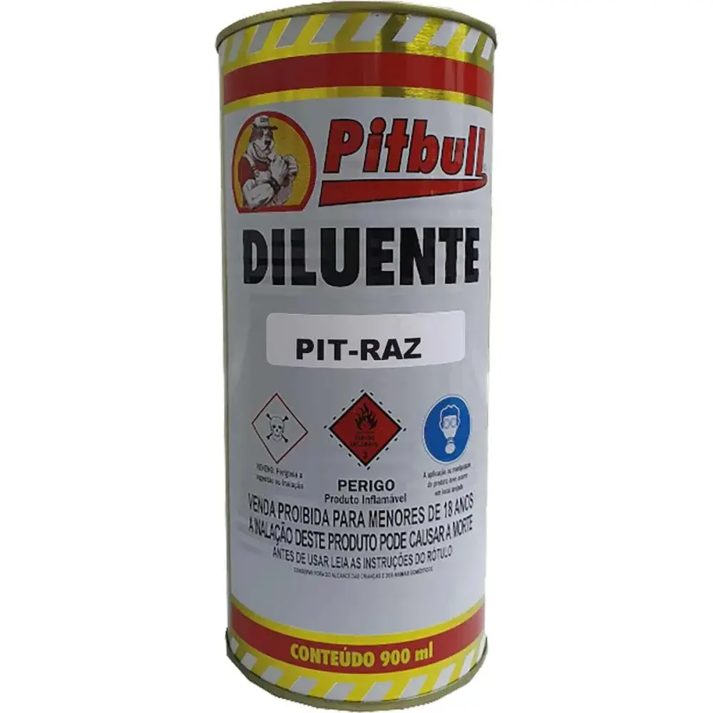 Água raz econômica 900ML tinta a óleo pitbull Natrielli — fotografia 2