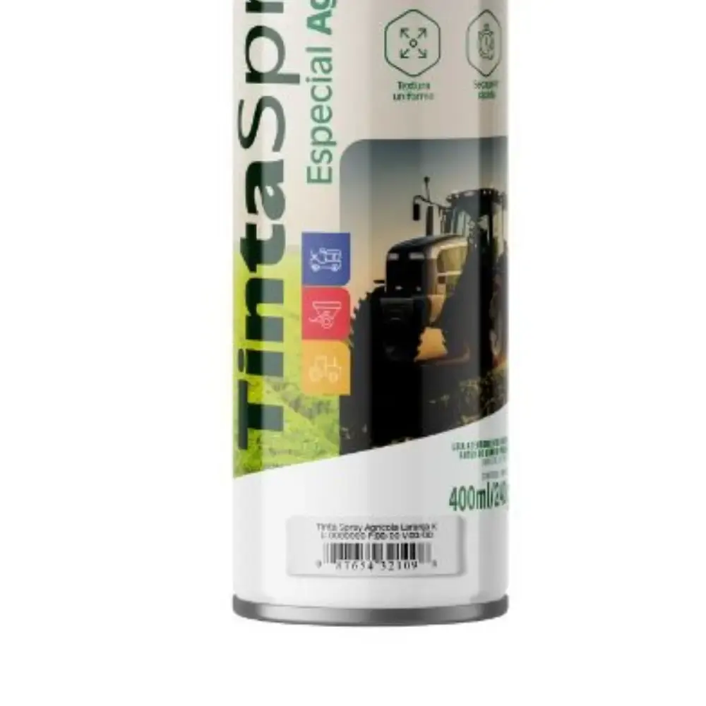 Kit 12 tintas spray agrícola 400ML laranja AE100150 mundial prime — fotografia 4