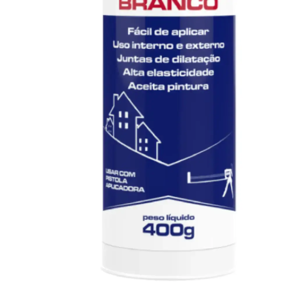 Selante poliuretano para construção PU40 branco 12 unidades mundial prime — fotografia 5