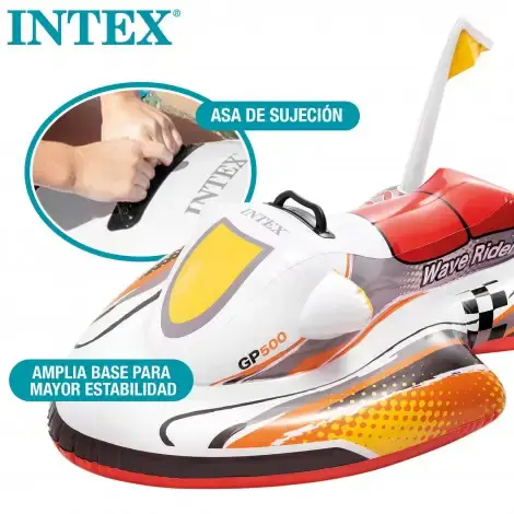 Boia bote jet ski inflável infantil 5752099 Intex — fotografia 3