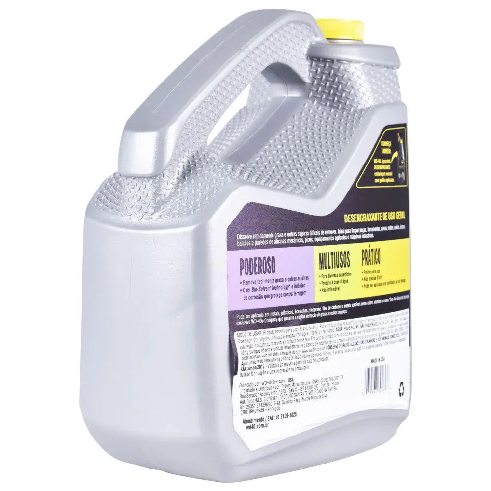 Desengraxante galão para limpeza pesada 3,7LTS Wd-40 — fotografia 4